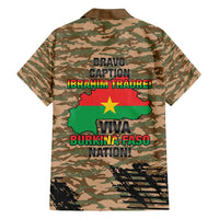 Burkina Faso Military Family Matching Off Shoulder Maxi Dress and Hawaiian Shirt Bravo Caption Traore! Viva Burkina Faso Nation!