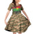 Burkina Faso Military Family Matching Off Shoulder Short Dress and Hawaiian Shirt Bravo Caption Traore! Viva Burkina Faso Nation!