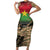 Burkina Faso Military Family Matching Short Sleeve Bodycon Dress and Hawaiian Shirt Bravo Caption Traore! Viva Burkina Faso Nation!