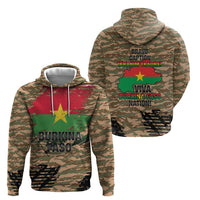 Burkina Faso Military Hoodie Bravo Caption Traore! Viva Burkina Faso Nation!