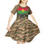 Burkina Faso Military Kid Short Sleeve Dress Bravo Caption Traore! Viva Burkina Faso Nation!