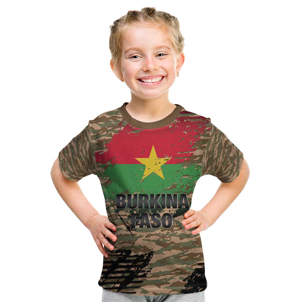 Burkina Faso Military Kid T Shirt Bravo Caption Traore! Viva Burkina Faso Nation!