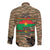 Burkina Faso Military Long Sleeve Button Shirt Bravo Caption Traore! Viva Burkina Faso Nation!