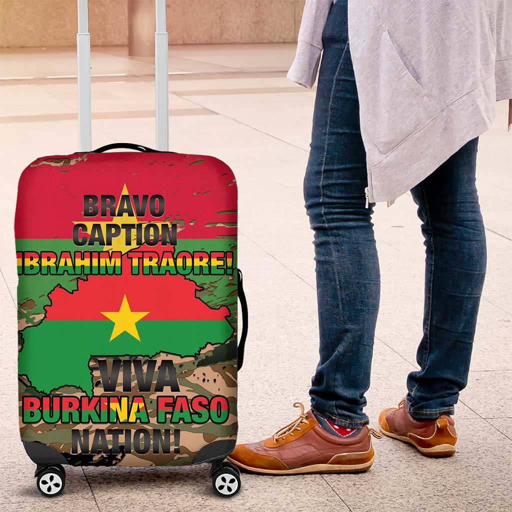 Burkina Faso Military Luggage Cover Bravo Caption Traore! Viva Burkina Faso Nation!
