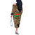 Burkina Faso Military Off The Shoulder Long Sleeve Dress Bravo Caption Traore! Viva Burkina Faso Nation!