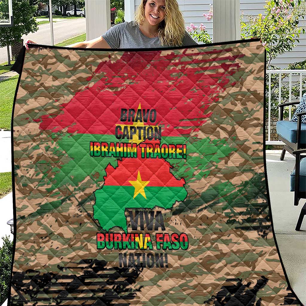 Burkina Faso Military Quilt Bravo Caption Traore! Viva Burkina Faso Nation!