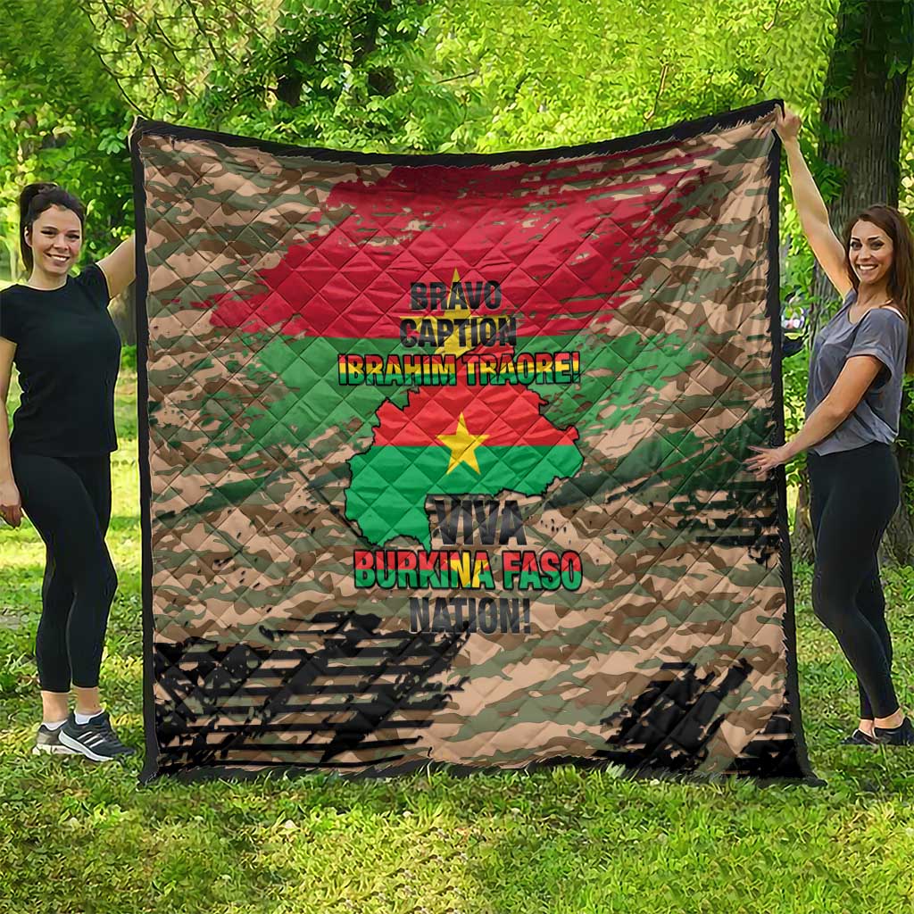 Burkina Faso Military Quilt Bravo Caption Traore! Viva Burkina Faso Nation!