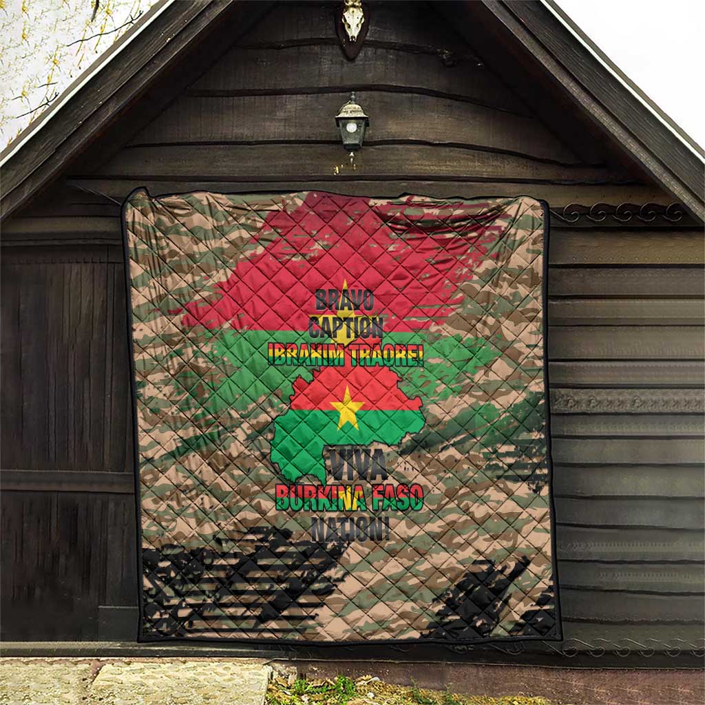 Burkina Faso Military Quilt Bravo Caption Traore! Viva Burkina Faso Nation!