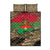 Burkina Faso Military Quilt Bed Set Bravo Caption Traore! Viva Burkina Faso Nation!