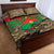 Burkina Faso Military Quilt Bed Set Bravo Caption Traore! Viva Burkina Faso Nation!