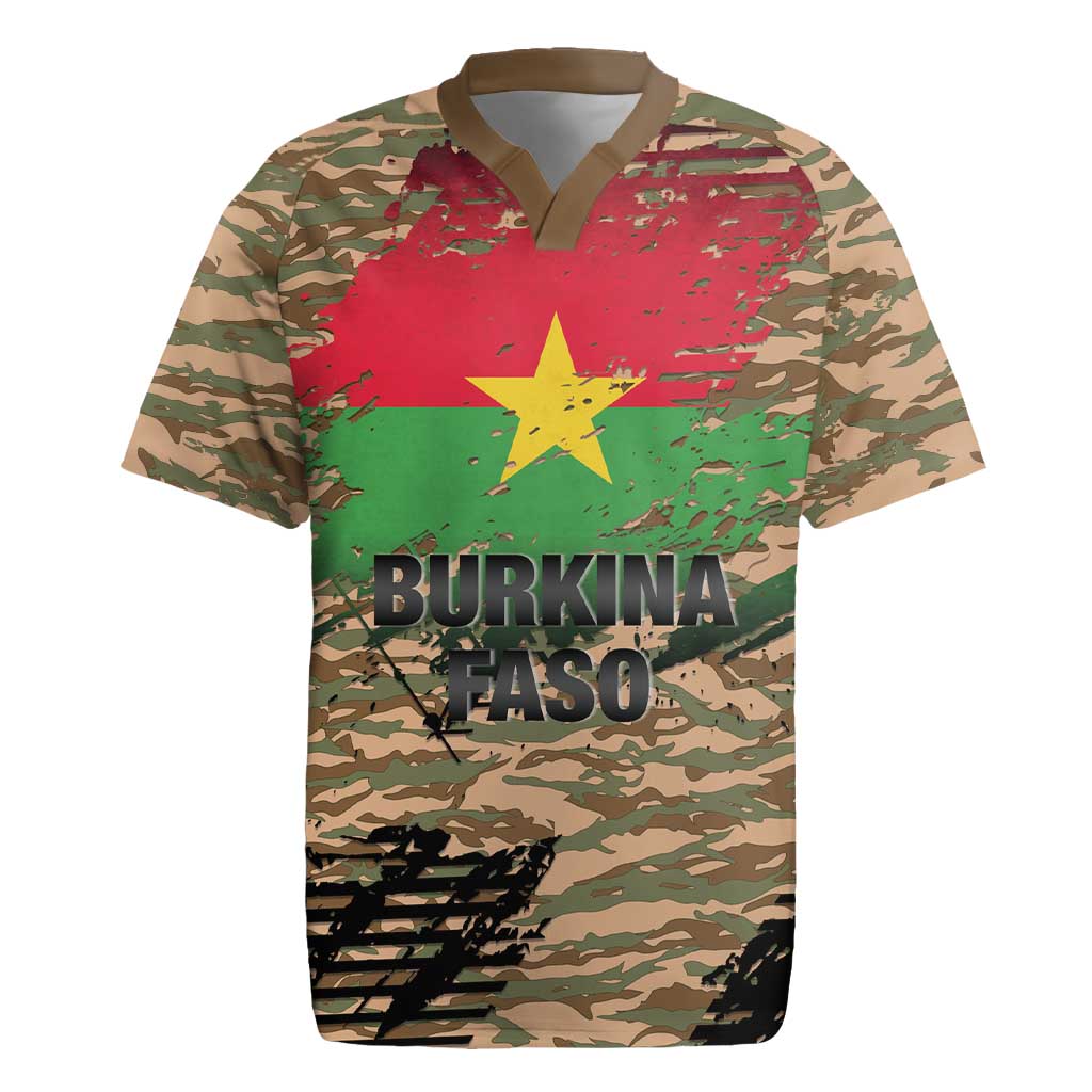 Burkina Faso Military Rugby Jersey Bravo Caption Traore! Viva Burkina Faso Nation!