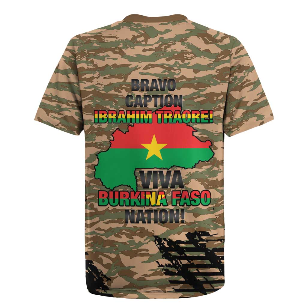 Burkina Faso Military Rugby Jersey Bravo Caption Traore! Viva Burkina Faso Nation!