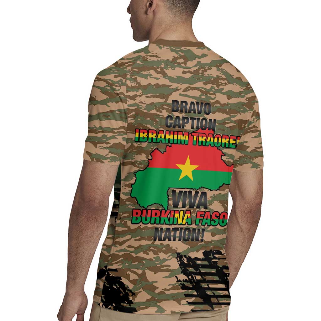 Burkina Faso Military Rugby Jersey Bravo Caption Traore! Viva Burkina Faso Nation!