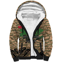 Burkina Faso Military Sherpa Hoodie Bravo Caption Traore! Viva Burkina Faso Nation!