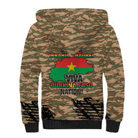 Burkina Faso Military Sherpa Hoodie Bravo Caption Traore! Viva Burkina Faso Nation!