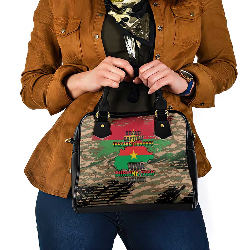 Burkina Faso Military Shoulder Handbag Bravo Caption Traore! Viva Burkina Faso Nation!