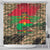 Burkina Faso Military Shower Curtain Bravo Caption Traore! Viva Burkina Faso Nation!