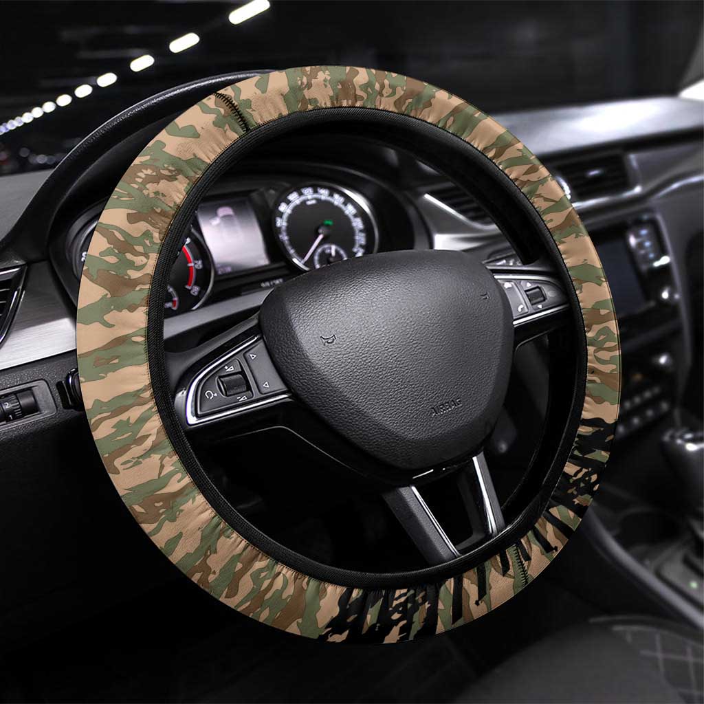 Burkina Faso Military Steering Wheel Cover Bravo Caption Traore! Viva Burkina Faso Nation!