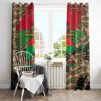 Burkina Faso Military Window Curtain Bravo Caption Traore! Viva Burkina Faso Nation!