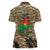 Burkina Faso Military Women Polo Shirt Bravo Caption Traore! Viva Burkina Faso Nation!