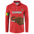 Custom Guinea Football Button Sweatshirt Allez Syli National - Wonder Print Shop