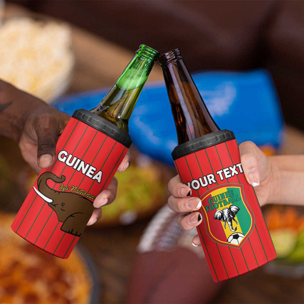 Custom Guinea Football 4 in 1 Can Cooler Tumbler Allez Syli National - Wonder Print Shop