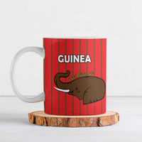 Custom Guinea Football Ceramic Mug Allez Syli National - Wonder Print Shop
