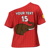 Custom Guinea Football Cross Shoulder Shirt Allez Syli National - Wonder Print Shop