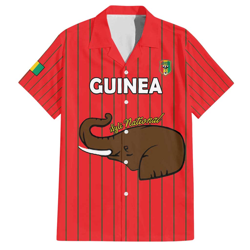 Custom Guinea Football Family Matching Long Sleeve Bodycon Dress and Hawaiian Shirt Allez Syli National - Wonder Print Shop