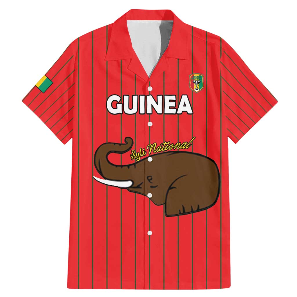 Custom Guinea Football Family Matching Mermaid Dress and Hawaiian Shirt Allez Syli National - Wonder Print Shop