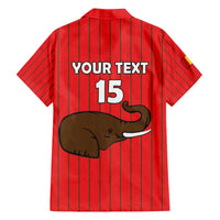 Custom Guinea Football Family Matching Off The Shoulder Long Sleeve Dress and Hawaiian Shirt Allez Syli National - Wonder Print Shop