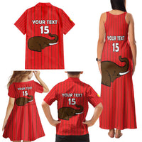 Custom Guinea Football Family Matching Tank Maxi Dress and Hawaiian Shirt Allez Syli National - Wonder Print Shop