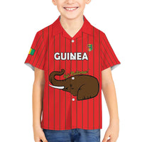 Custom Guinea Football Family Matching Tank Maxi Dress and Hawaiian Shirt Allez Syli National - Wonder Print Shop