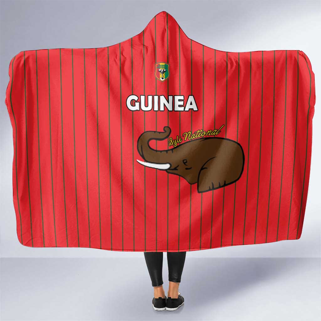 Guinea Football Hooded Blanket Allez Syli National - Wonder Print Shop