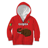 Custom Guinea Football Kid Hoodie Allez Syli National - Wonder Print Shop