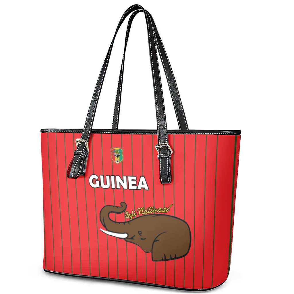 Guinea Football Leather Tote Bag Allez Syli National - Wonder Print Shop