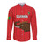 Custom Guinea Football Long Sleeve Button Shirt Allez Syli National - Wonder Print Shop