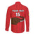 Custom Guinea Football Long Sleeve Button Shirt Allez Syli National - Wonder Print Shop