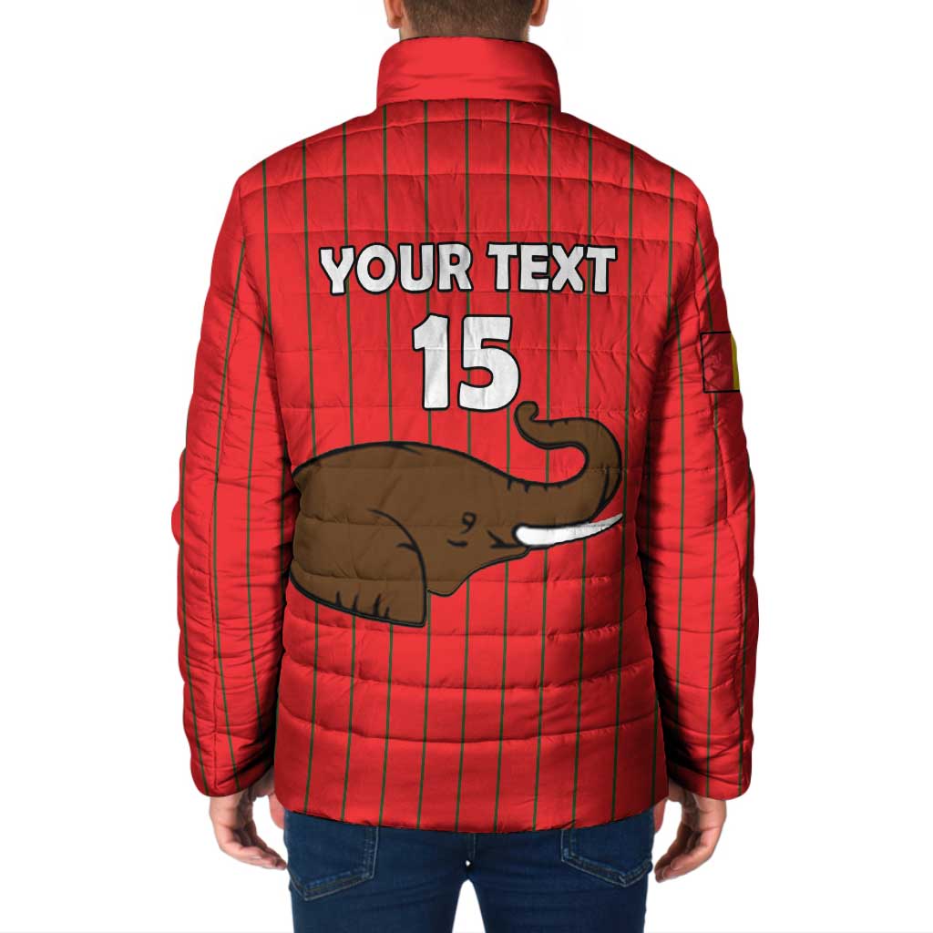 Custom Guinea Football Padded Jacket Allez Syli National - Wonder Print Shop