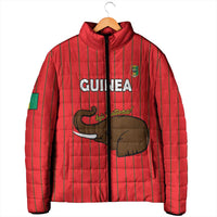 Custom Guinea Football Padded Jacket Allez Syli National - Wonder Print Shop