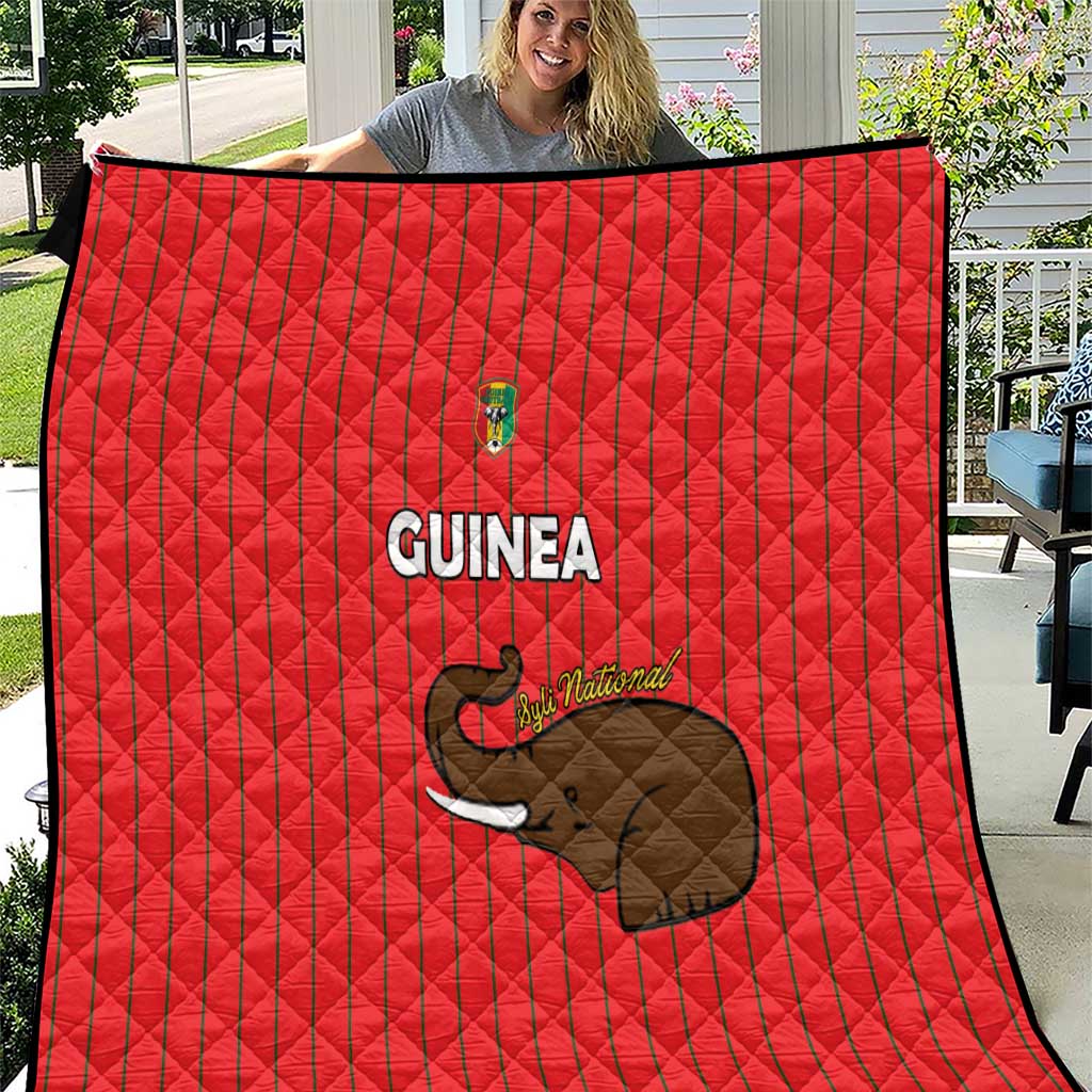 Guinea Football Quilt Allez Syli National - Wonder Print Shop