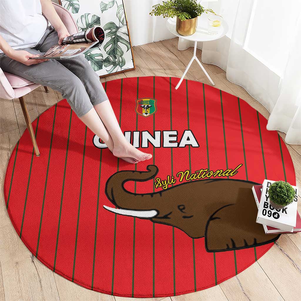 Guinea Football Round Carpet Allez Syli National - Wonder Print Shop