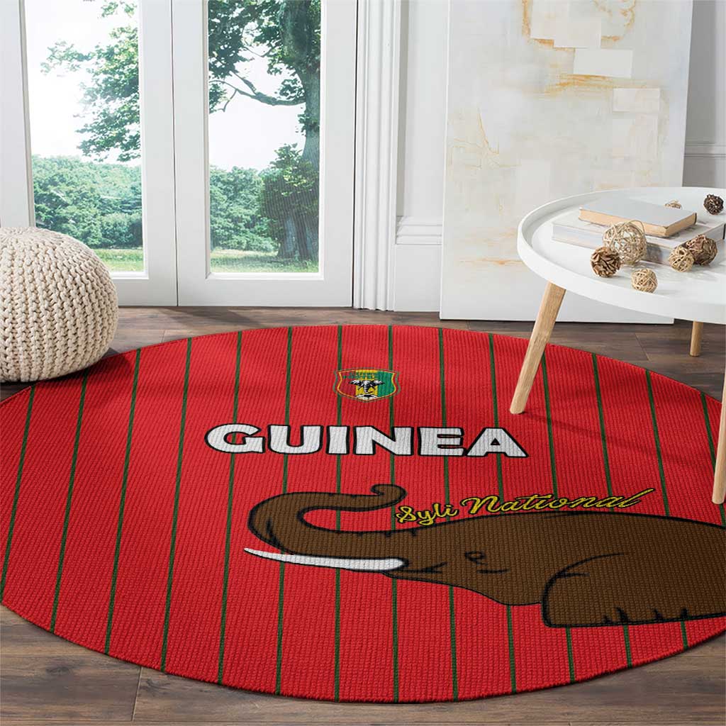 Guinea Football Round Carpet Allez Syli National - Wonder Print Shop