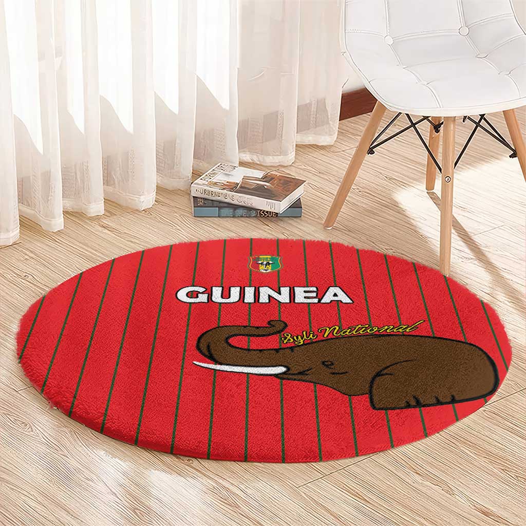 Guinea Football Round Carpet Allez Syli National - Wonder Print Shop