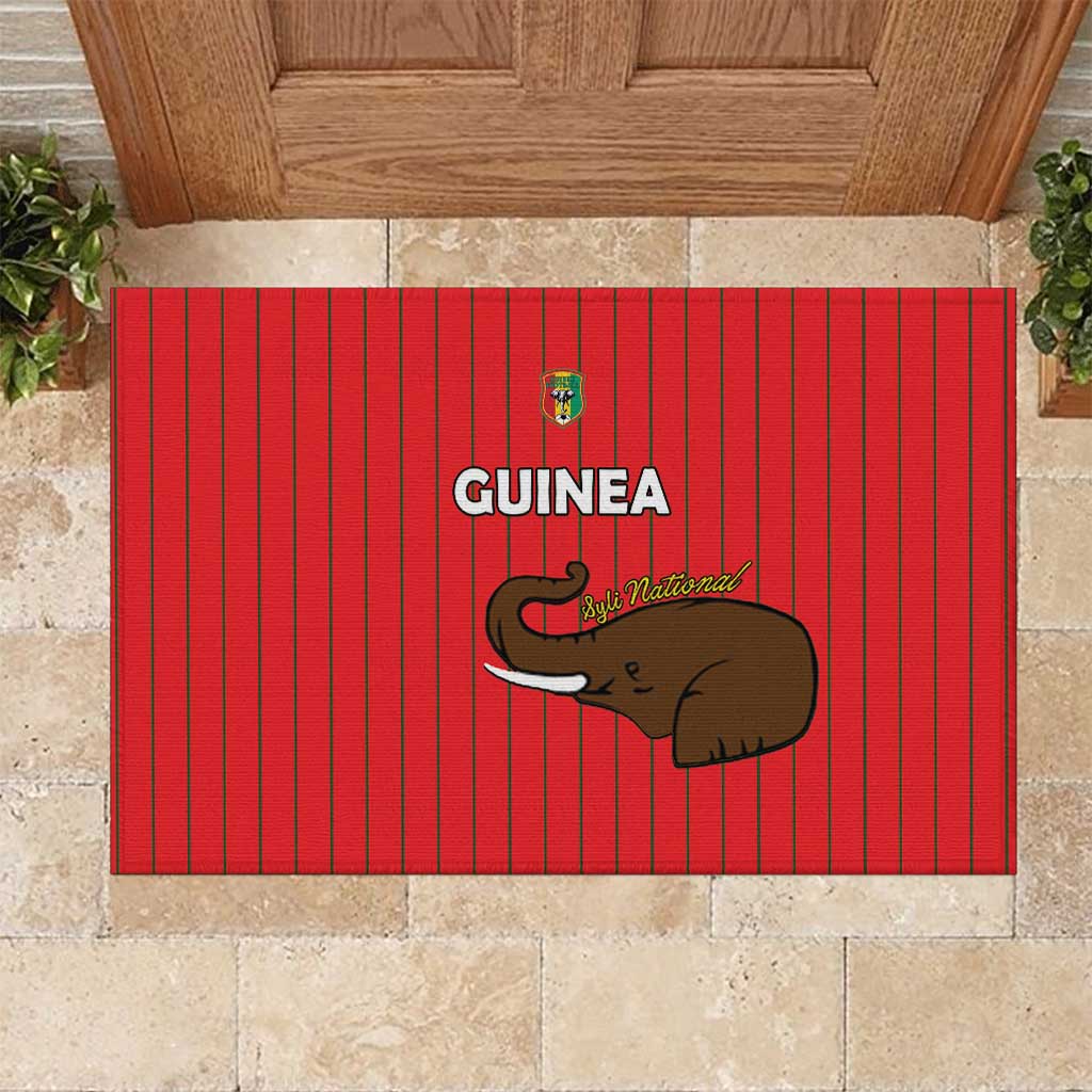 Guinea Football Rubber Doormat Allez Syli National - Wonder Print Shop