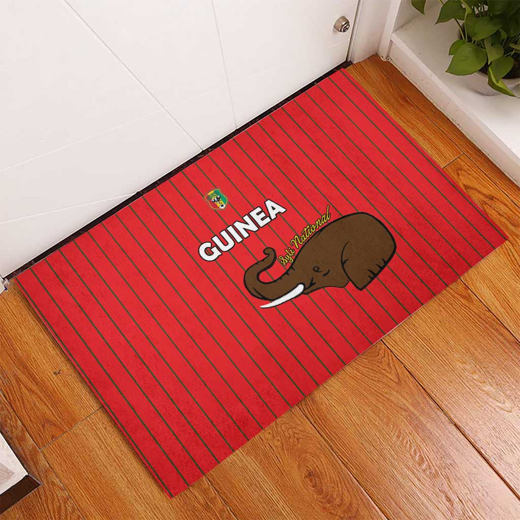 Guinea Football Rubber Doormat Allez Syli National - Wonder Print Shop
