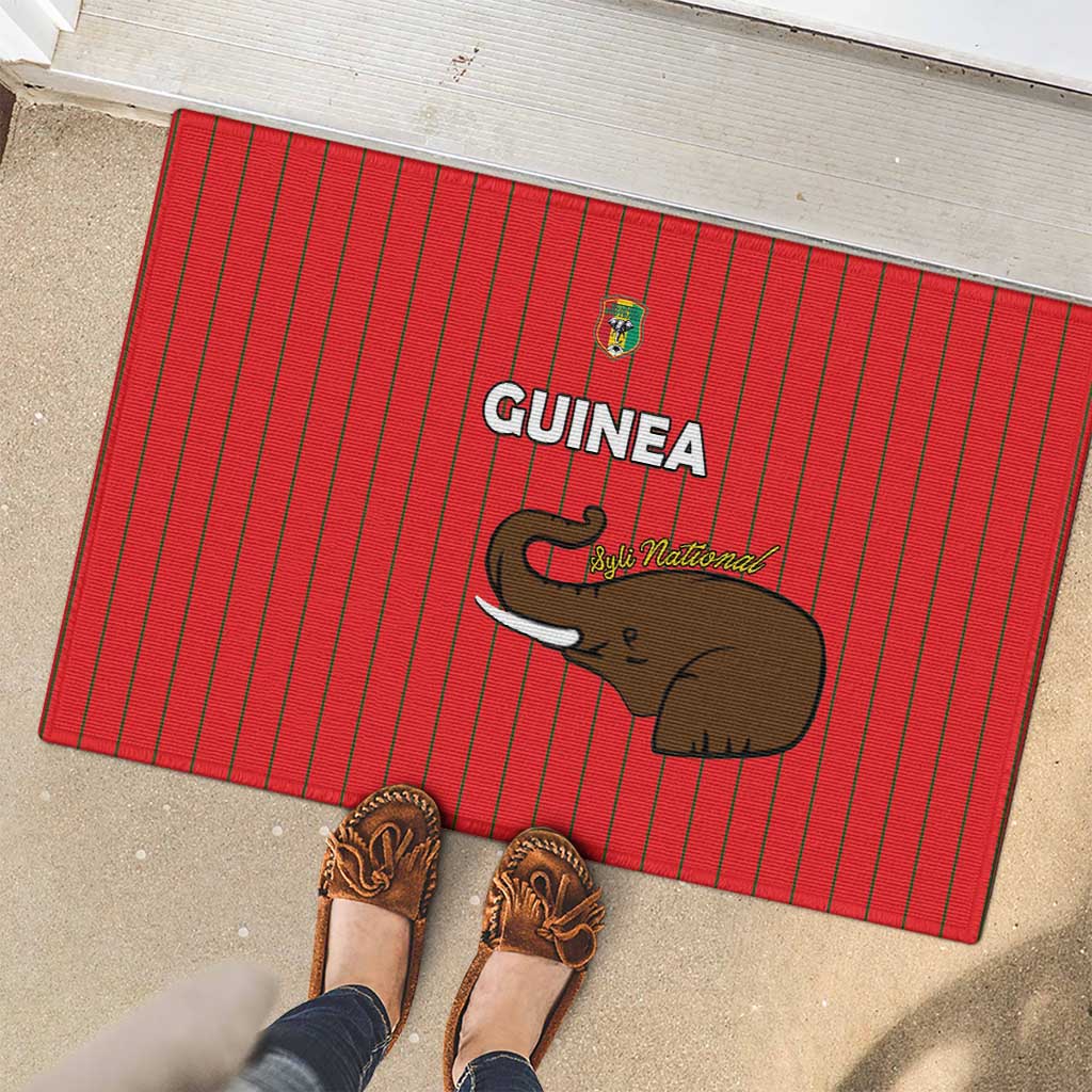 Guinea Football Rubber Doormat Allez Syli National - Wonder Print Shop