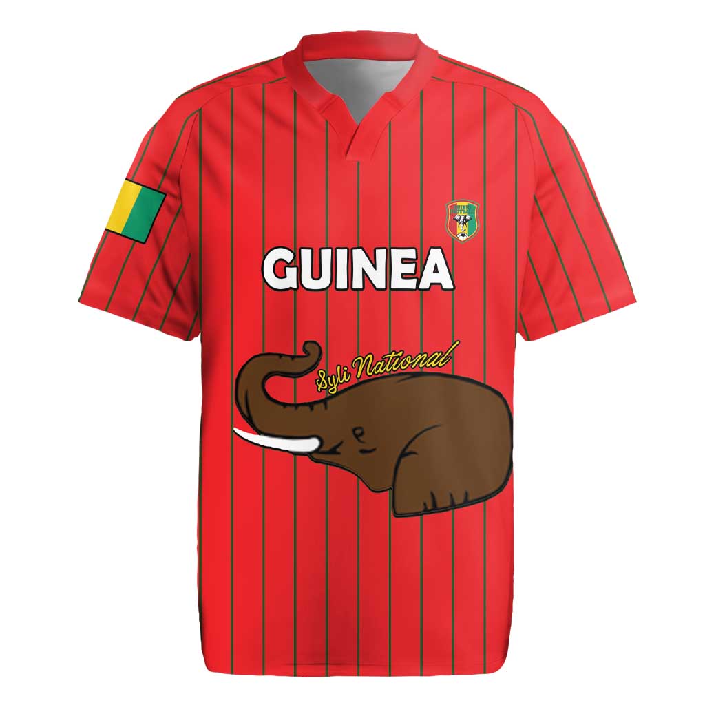 Custom Guinea Football Rugby Jersey Allez Syli National - Wonder Print Shop