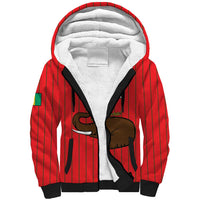 Custom Guinea Football Sherpa Hoodie Allez Syli National - Wonder Print Shop