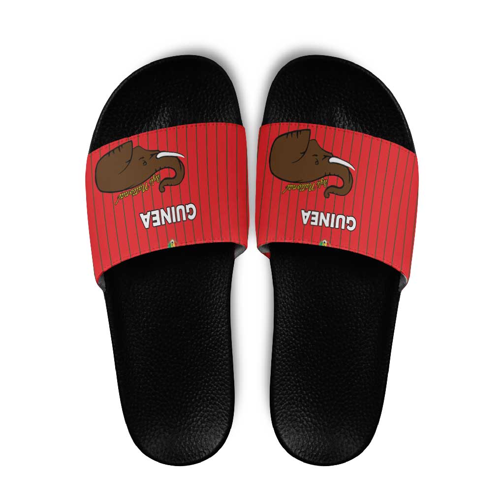 Guinea Football Slide Sandals Allez Syli National - Wonder Print Shop
